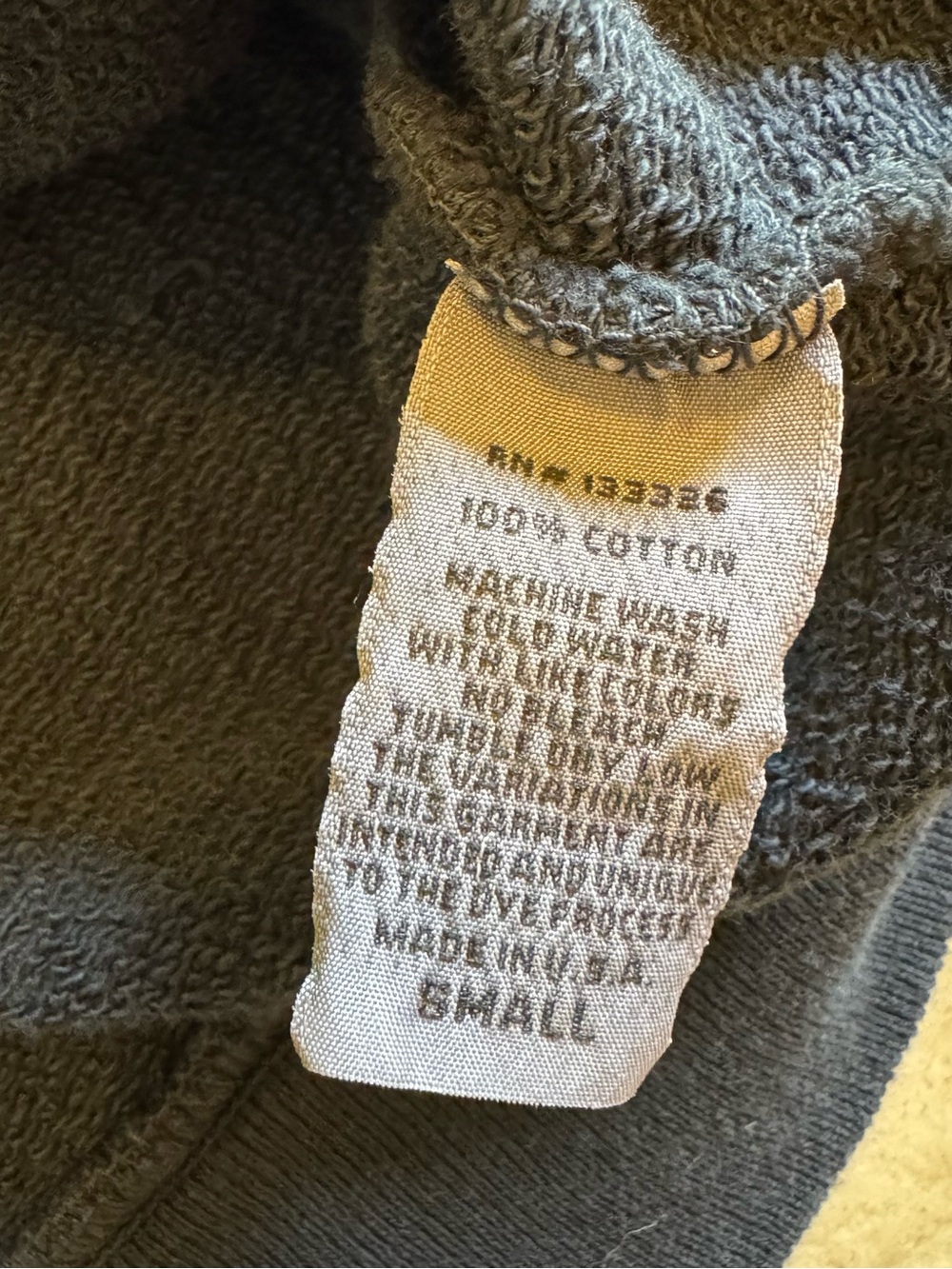 Smiley Retro Brand Los Angeles smiley face cotton oversized sweater grey small - Picture 5 of 9